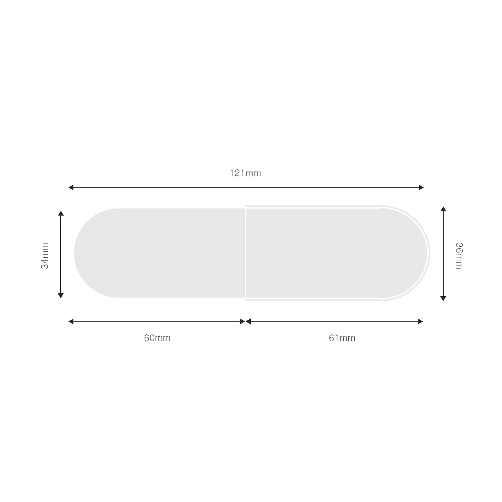 Bullnose Window Cill Capping Short End Caps (Pair) - Image 3