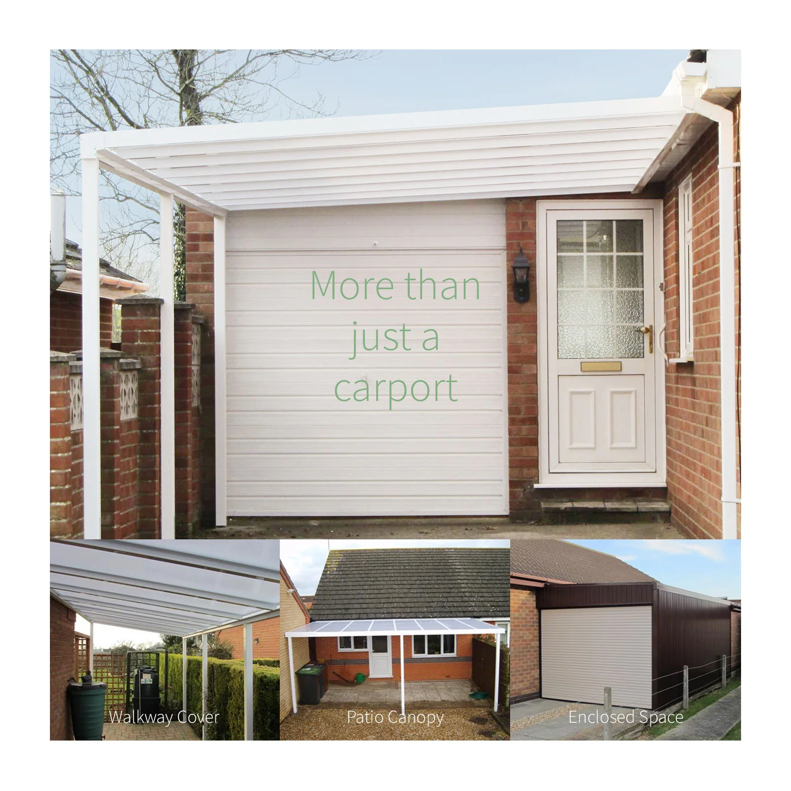 Evolution Canopy Carport Kit (Anthracite Grey/Bronze) - Image 3