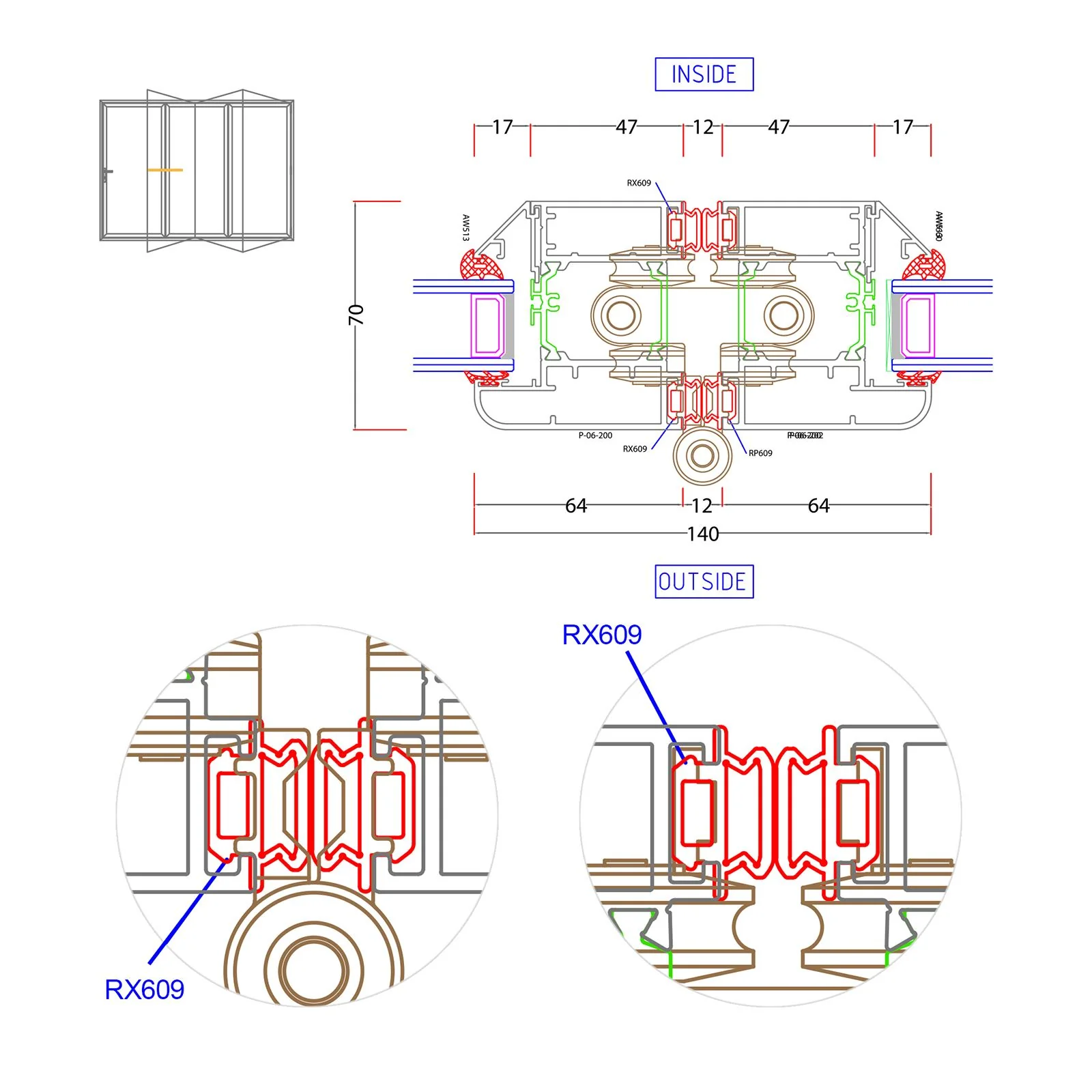 AluK-Compatible Bifold Door Gasket - Image 5