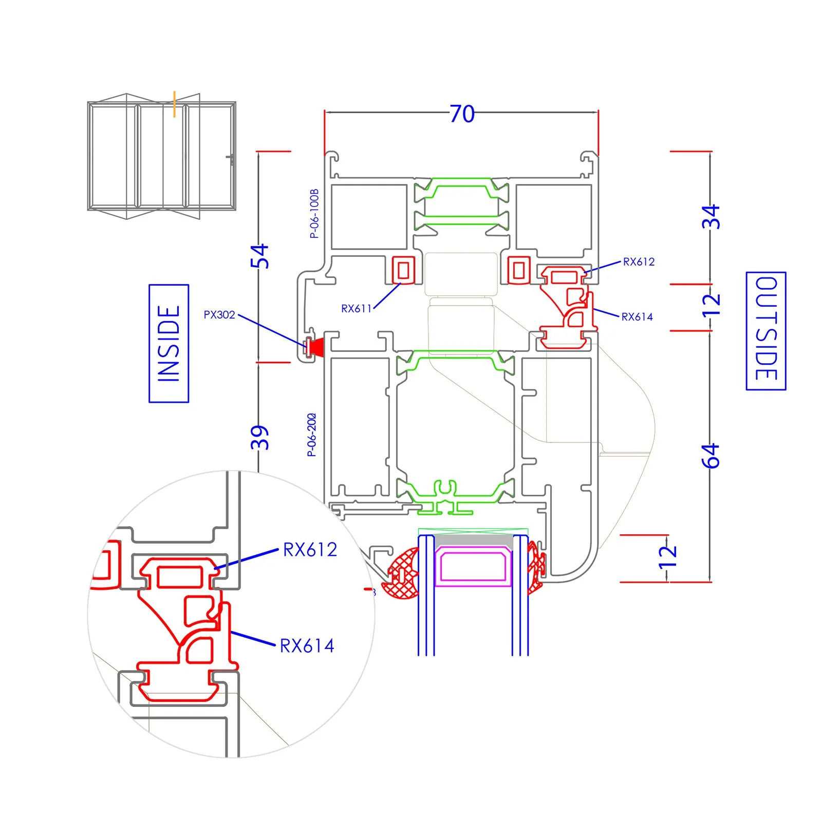AluK-Compatible Bifold Door Gasket - Image 8