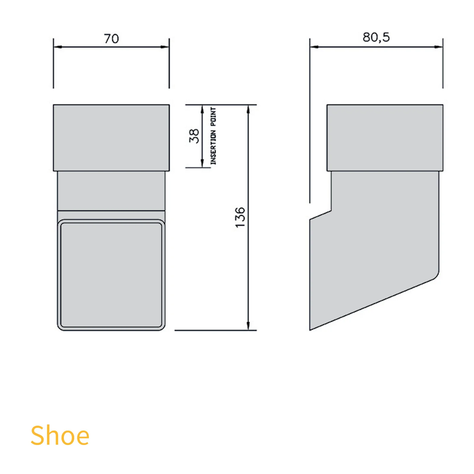 FloPlast 65mm Square Downpipe - Image 62