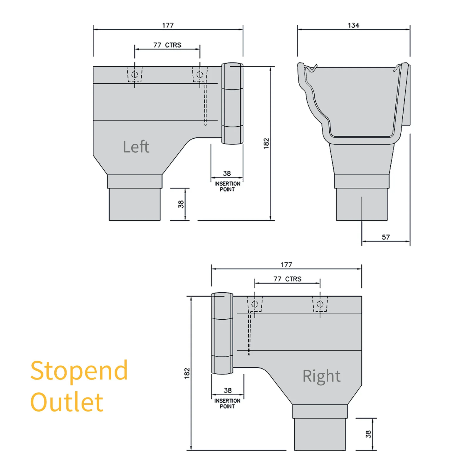 FloPlast Niagara Ogee 110mm Gutter - Image 29