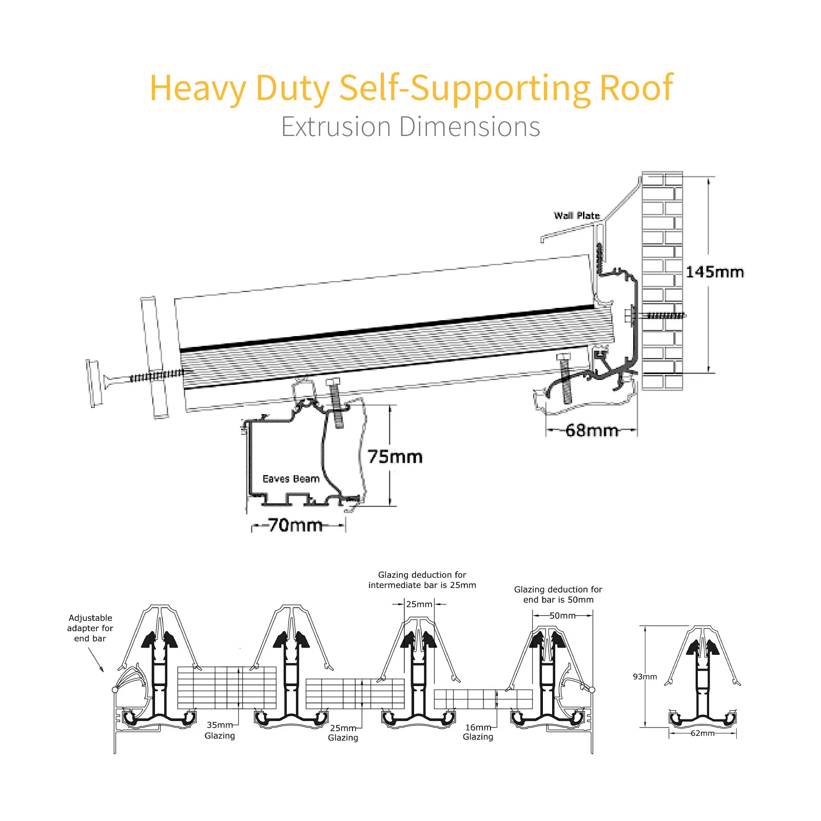 Heavy Duty Self-Supporting Bar End Cap - Image 4